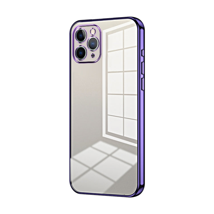 Transparent Plating Fine Hole Phone Case, For iPhone 11 Pro, For iPhone X / XS, For iPhone XR