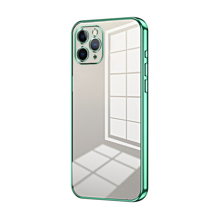 Transparent Plating Fine Hole Phone Case, For iPhone 11 Pro, For iPhone X / XS, For iPhone XR