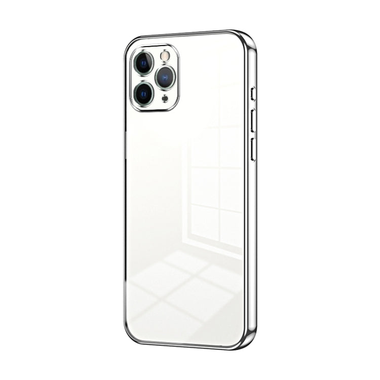 Transparent Plating Fine Hole Phone Case, For iPhone 11 Pro, For iPhone X / XS, For iPhone XR