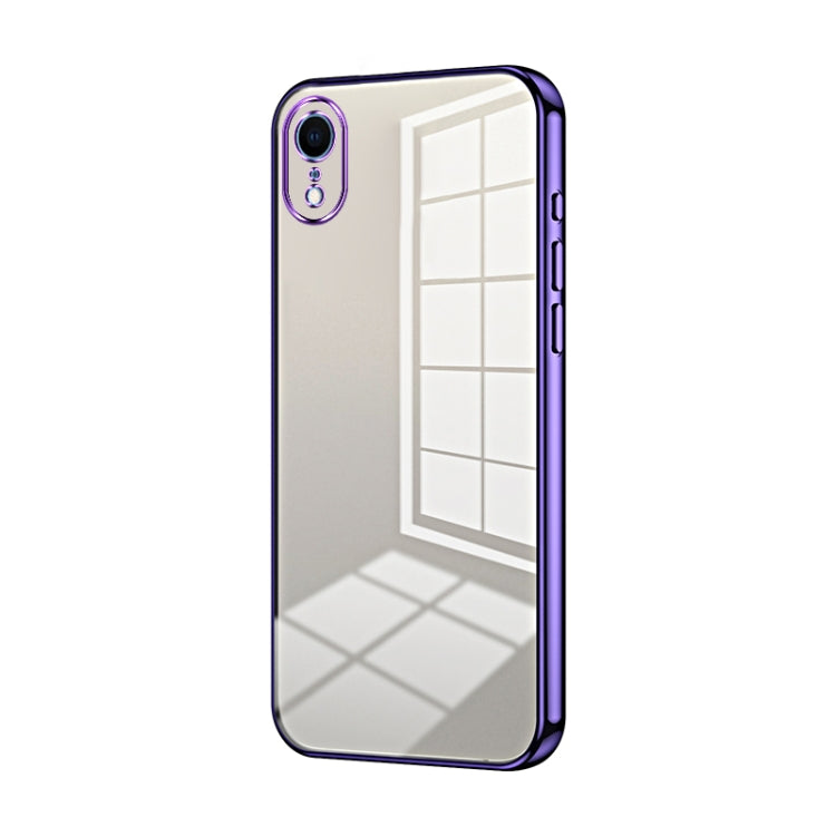 Transparent Plating Fine Hole Phone Case, For iPhone 11 Pro, For iPhone X / XS, For iPhone XR
