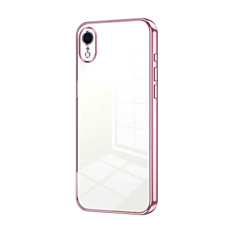 Transparent Plating Fine Hole Phone Case, For iPhone 11 Pro, For iPhone X / XS, For iPhone XR