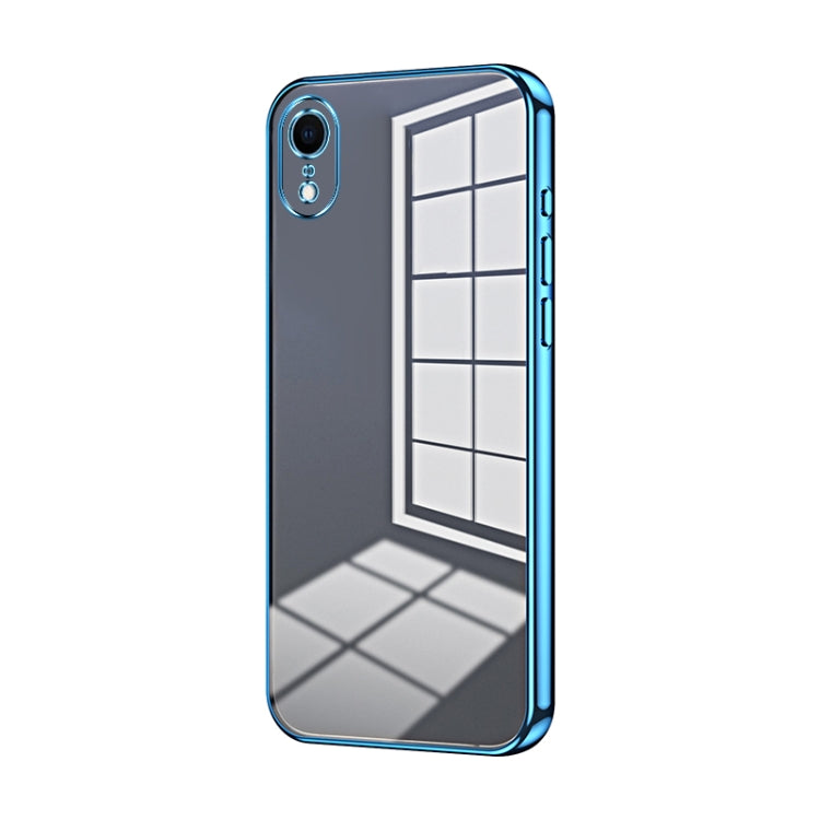 Transparent Plating Fine Hole Phone Case, For iPhone 11 Pro, For iPhone X / XS, For iPhone XR