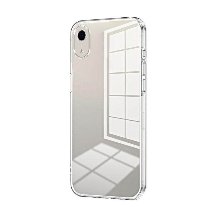 Transparent Plating Fine Hole Phone Case, For iPhone 11 Pro, For iPhone X / XS, For iPhone XR