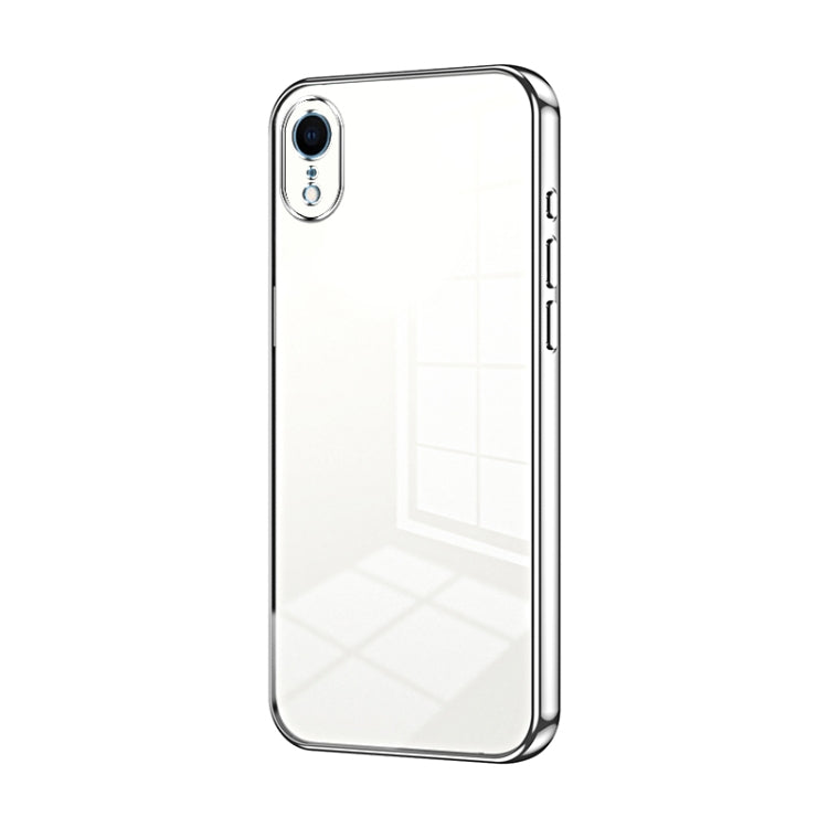 Transparent Plating Fine Hole Phone Case, For iPhone 11 Pro, For iPhone X / XS, For iPhone XR