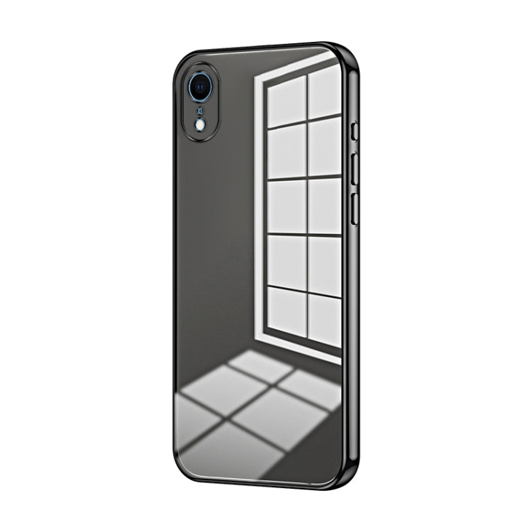 Transparent Plating Fine Hole Phone Case, For iPhone 11 Pro, For iPhone X / XS, For iPhone XR