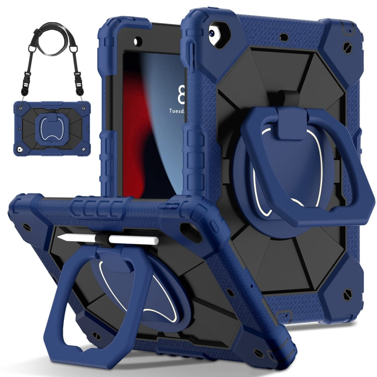 Contrast Color Robot Silicone Hybrid PC Tablet Case