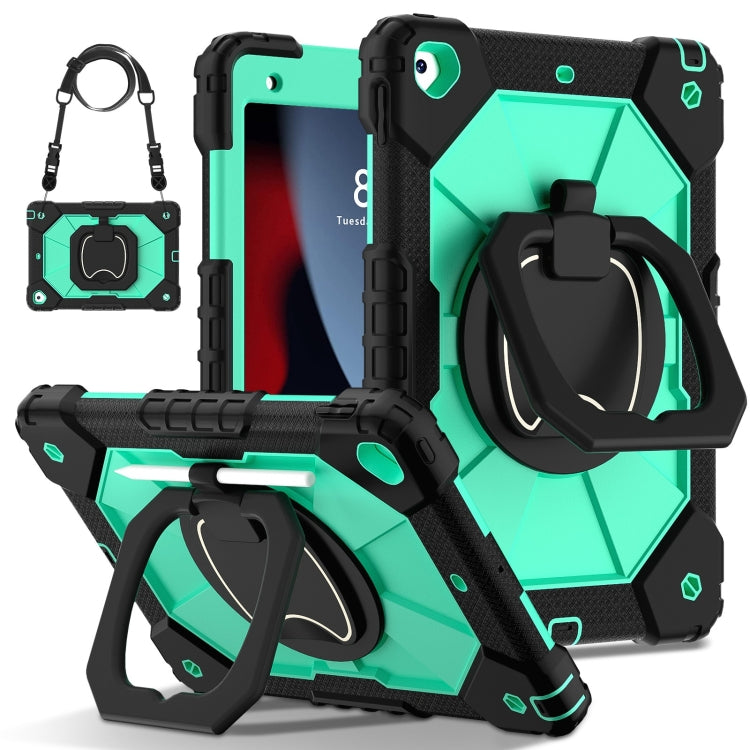 Contrast Color Robot Silicone Hybrid PC Tablet Case