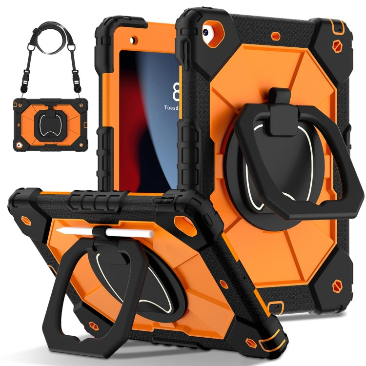 Contrast Color Robot Silicone Hybrid PC Tablet Case
