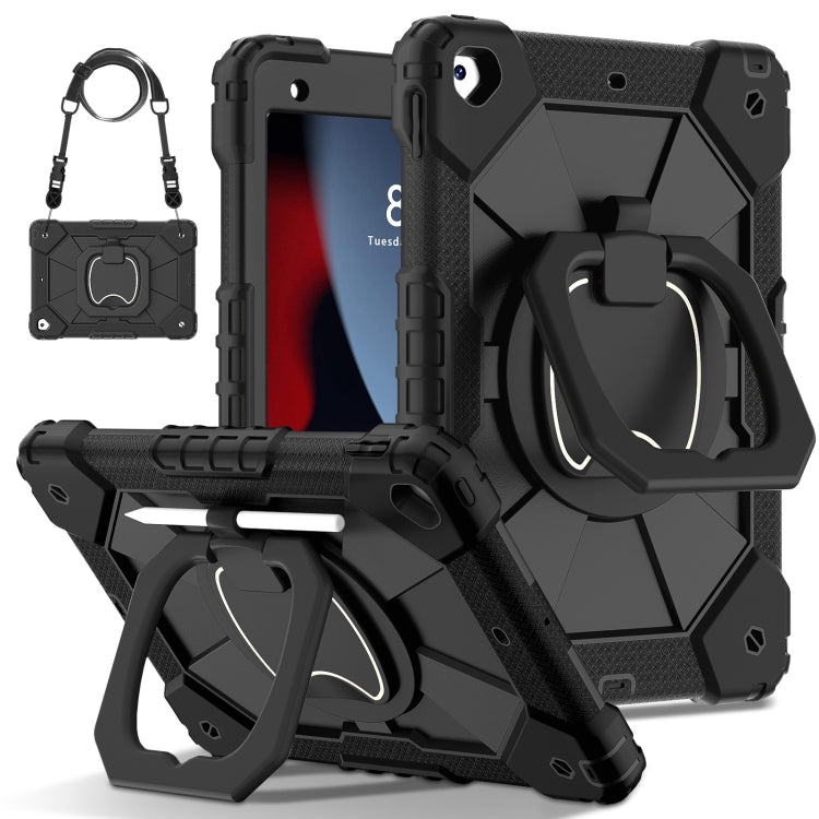 Contrast Color Robot Silicone Hybrid PC Tablet Case