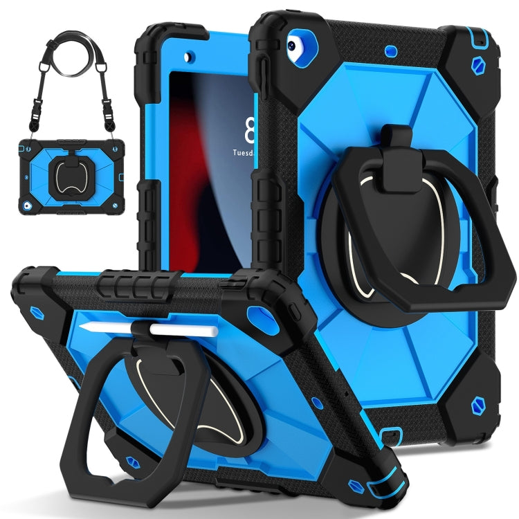 Contrast Color Robot Silicone Hybrid PC Tablet Case