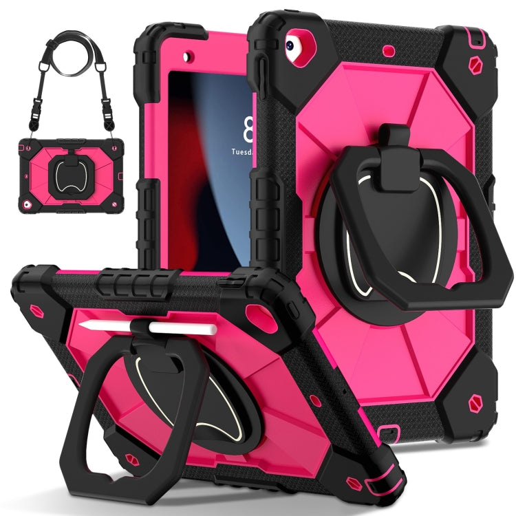 Contrast Color Robot Silicone Hybrid PC Tablet Case