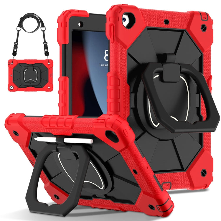 Contrast Color Robot Silicone Hybrid PC Tablet Case