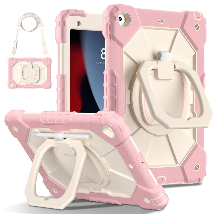Contrast Color Robot Silicone Hybrid PC Tablet Case