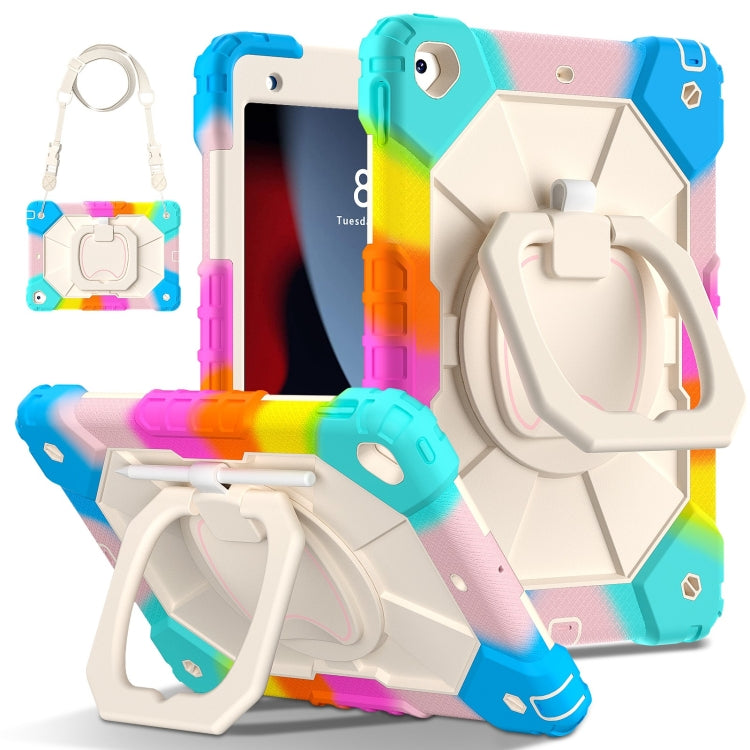 Contrast Color Robot Silicone Hybrid PC Tablet Case