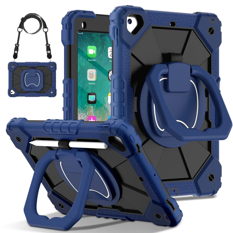 Contrast Color Robot Silicone Hybrid PC Tablet Case