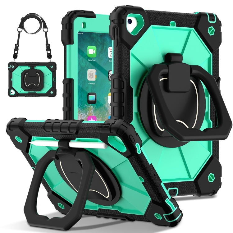 Contrast Color Robot Silicone Hybrid PC Tablet Case