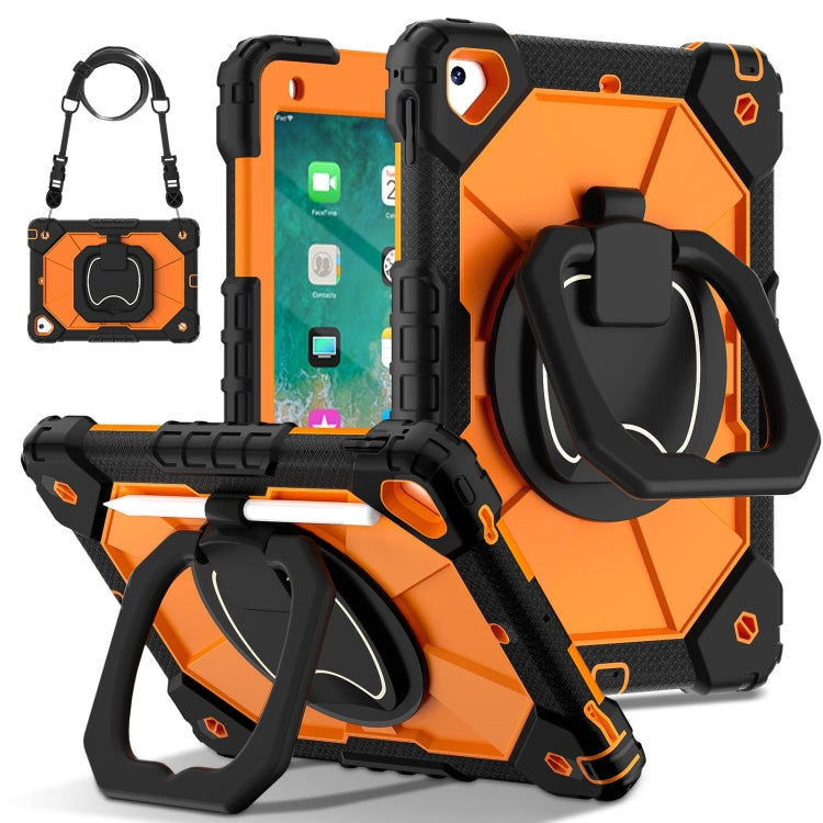 Contrast Color Robot Silicone Hybrid PC Tablet Case