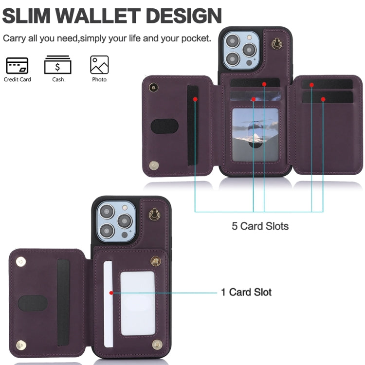 YM006 Skin Feel Zipper Card Bag Phone Case with Dual Lanyard, For iPhone 15 Plus, For iPhone 15, For iPhone 14 Plus