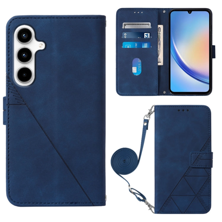 Crossbody 3D Embossed Flip Leather Phone Case