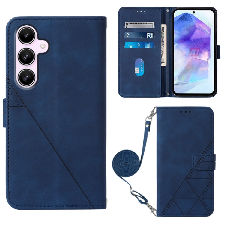 Crossbody 3D Embossed Flip Leather Phone Case