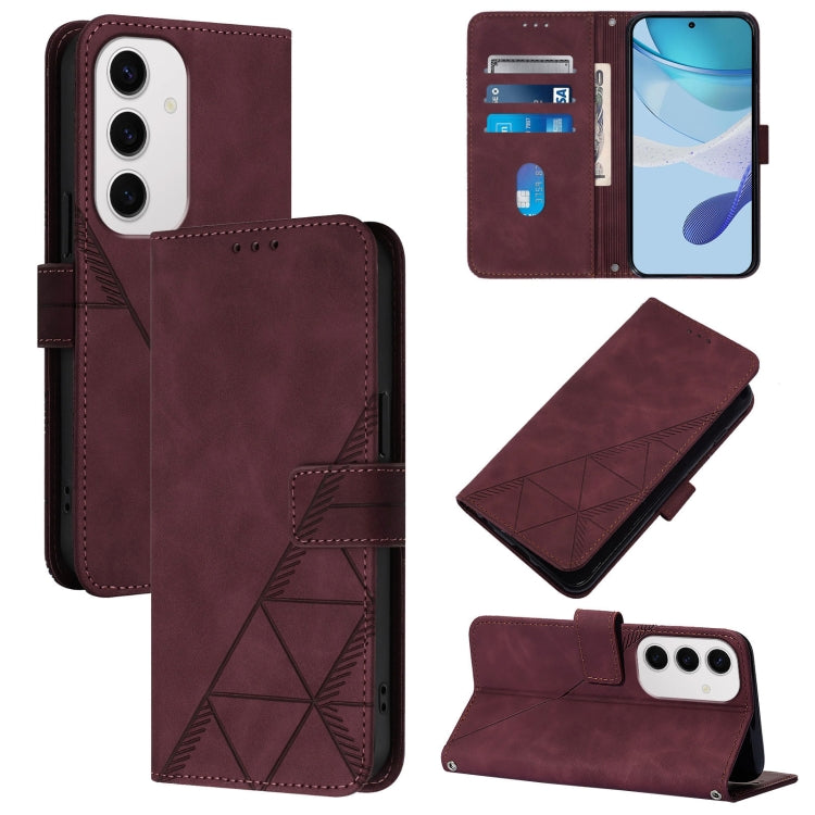 Crossbody 3D Embossed Flip Leather Phone Case