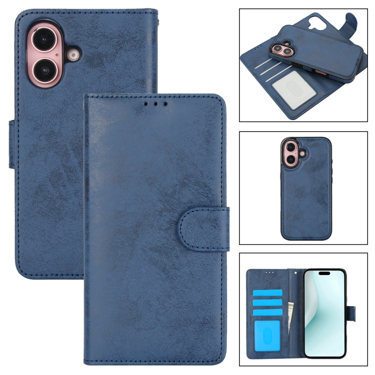 2 in 1 Detachable Phone Leather Case, For iPhone 16 Pro Max, For iPhone 16 Pro, For iPhone 16 Plus, For iPhone 16