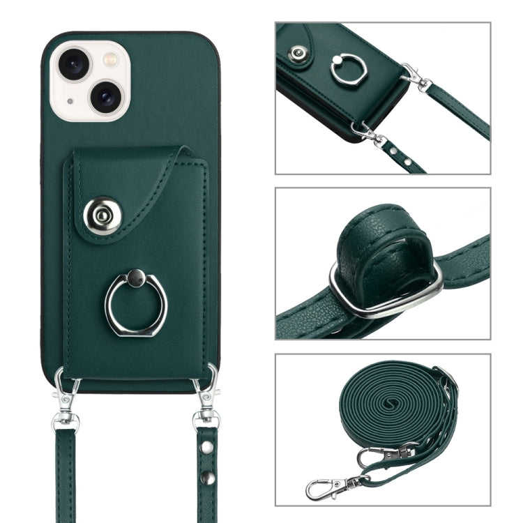 Organ Card Bag Ring Holder Phone Case with Long Lanyard