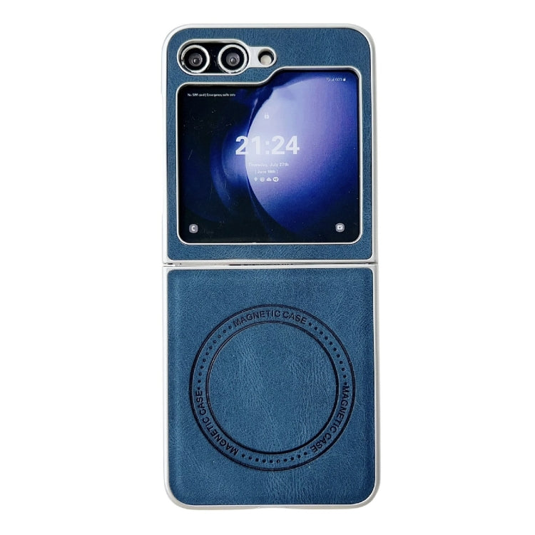 Skin Feel Leather Texture MagSafe Pearlescent Paint Shockproof Phone Case