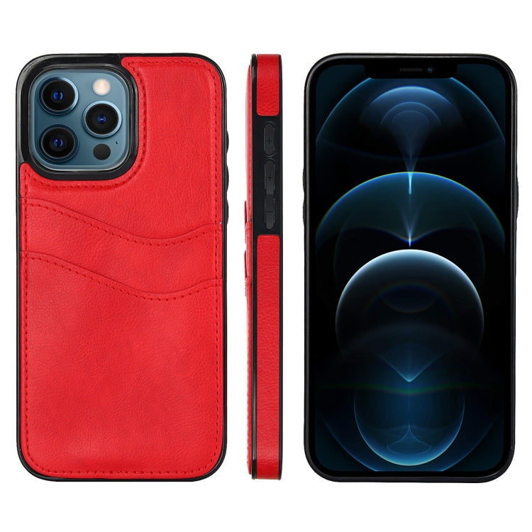 Litchi Leather Skin Card Slots Phone Case, For iPhone 12, For iPhone 12 Pro Max, For iPhone 12 Pro, For iPhone 11 Pro Max