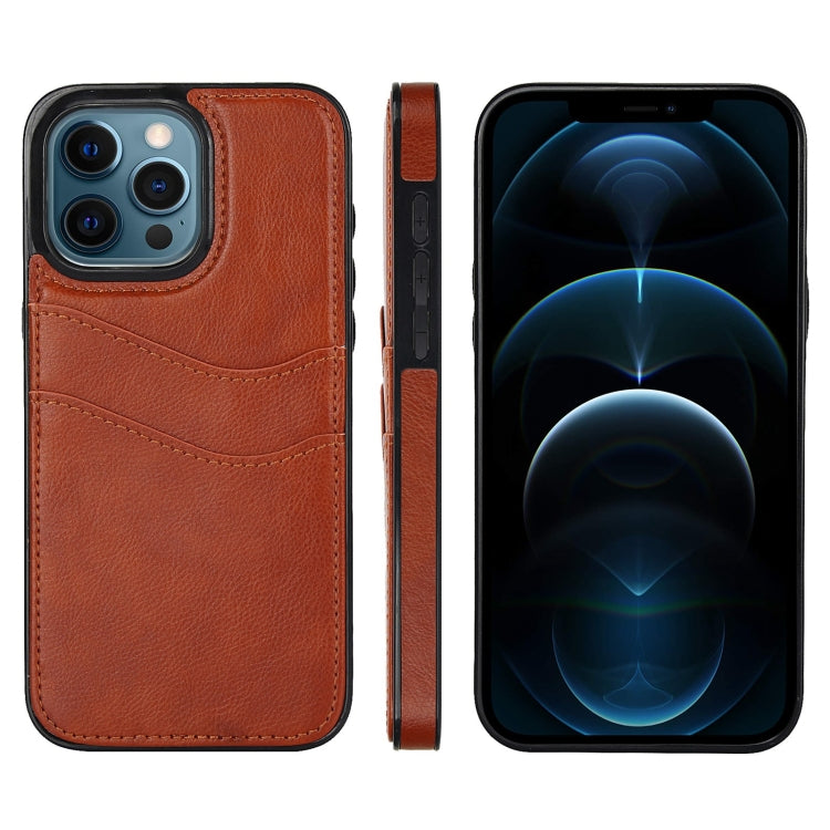 Litchi Leather Skin Card Slots Phone Case, For iPhone 12, For iPhone 12 Pro Max, For iPhone 12 Pro, For iPhone 11 Pro Max