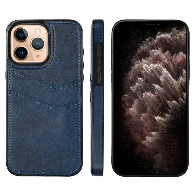 Litchi Leather Skin Card Slots Phone Case, For iPhone 12, For iPhone 12 Pro Max, For iPhone 12 Pro, For iPhone 11 Pro Max