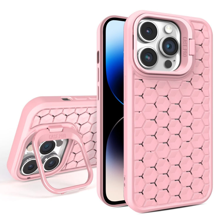 Honeycomb Radiating Lens Holder Magsafe Phone Case, For iPhone 14 Plus, For iPhone 14, For iPhone 14 Pro, For iPhone 14 Pro Max