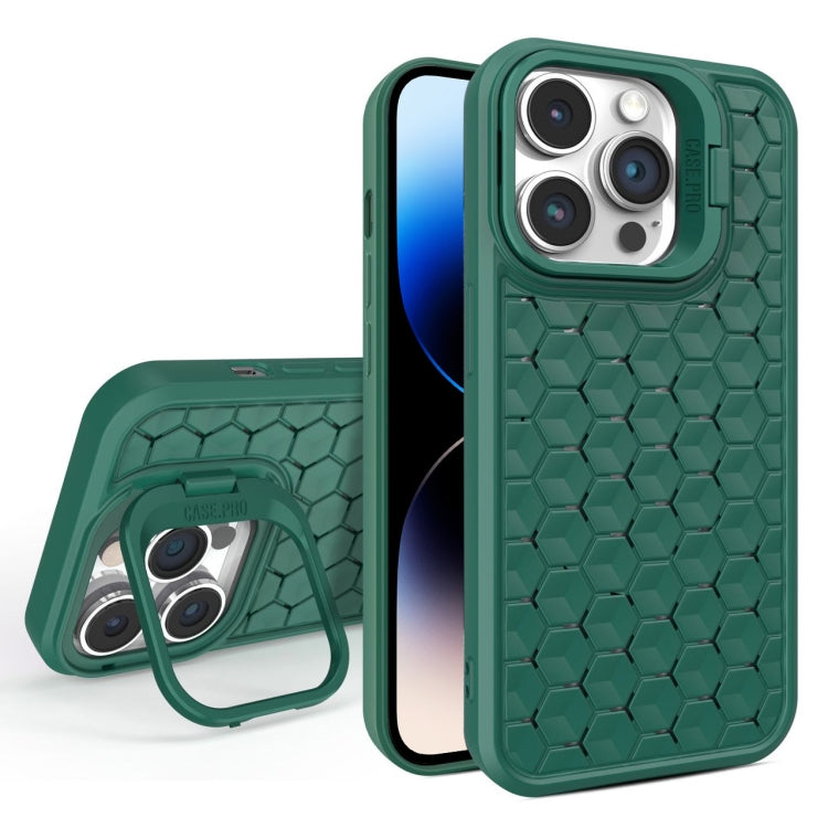 Honeycomb Radiating Lens Holder Magsafe Phone Case, For iPhone 14 Plus, For iPhone 14, For iPhone 14 Pro, For iPhone 14 Pro Max