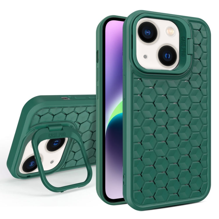 Honeycomb Radiating Lens Holder Magsafe Phone Case, For iPhone 14 Plus, For iPhone 14, For iPhone 14 Pro, For iPhone 14 Pro Max