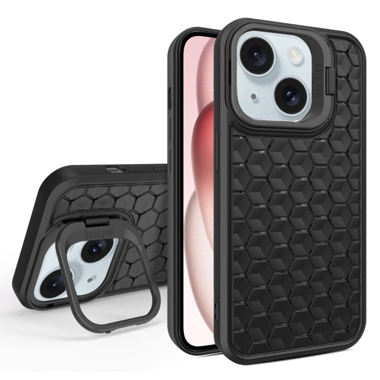 Honeycomb Radiating Lens Holder Magsafe Phone Case, For iPhone 15 Pro Max, For iPhone 15 Pro, For iPhone 15 Plus, For iPhone 15