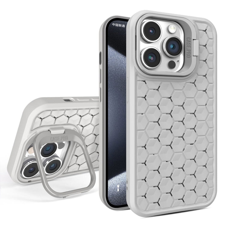 Honeycomb Radiating Lens Holder Magsafe Phone Case, For iPhone 15 Pro Max, For iPhone 15 Pro, For iPhone 15 Plus, For iPhone 15