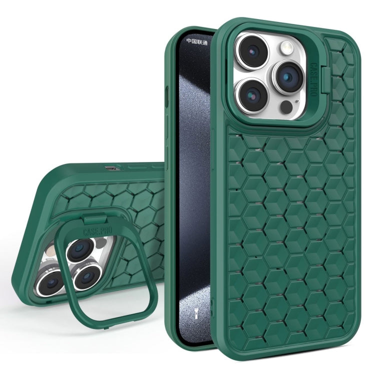 Honeycomb Radiating Lens Holder Magsafe Phone Case, For iPhone 15 Pro Max, For iPhone 15 Pro, For iPhone 15 Plus, For iPhone 15