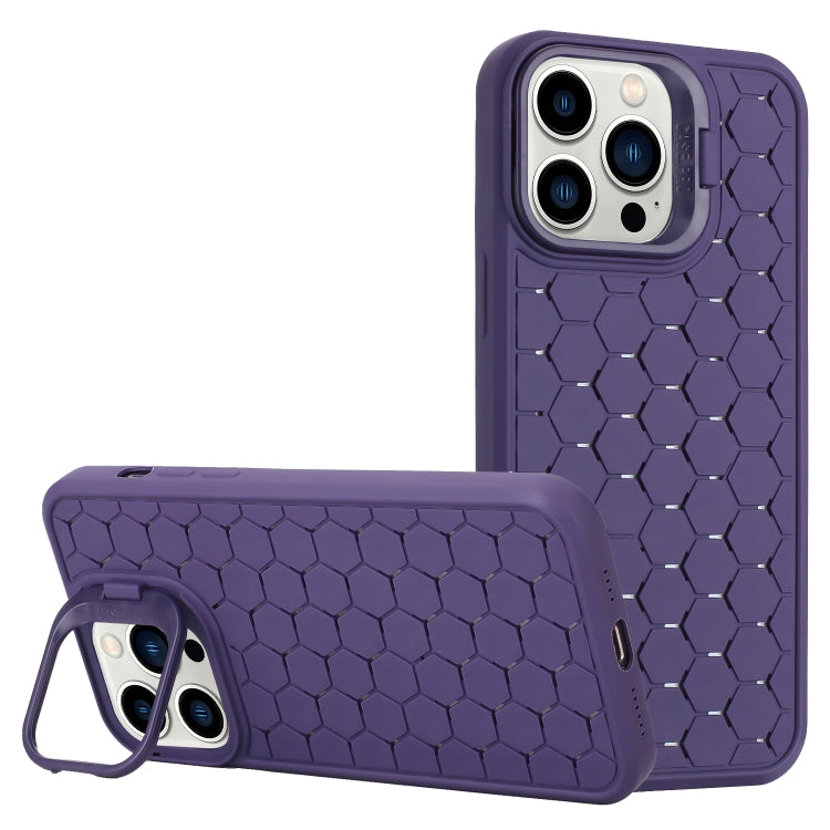 Honeycomb Radiating Lens Holder Magsafe Phone Case, For iPhone 16 Pro Max, For iPhone 16 Pro, For iPhone 16 Plus, For iPhone 16