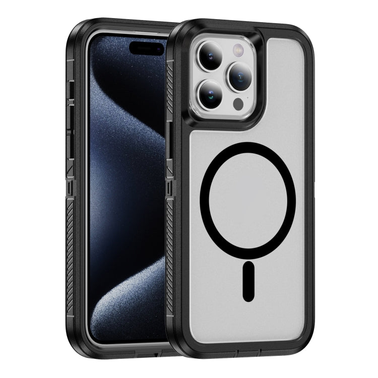 Guard Magsafe Magnetic Ring Matte Phone Case, For iPhone 15 Pro Max, For iPhone 15 Pro, For iPhone 15 Plus / 14 Plus, For iPhone 15