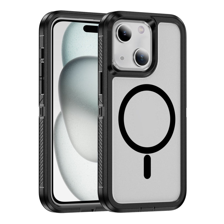 Guard Magsafe Magnetic Ring Matte Phone Case, For iPhone 15 Pro Max, For iPhone 15 Pro, For iPhone 15 Plus / 14 Plus, For iPhone 15