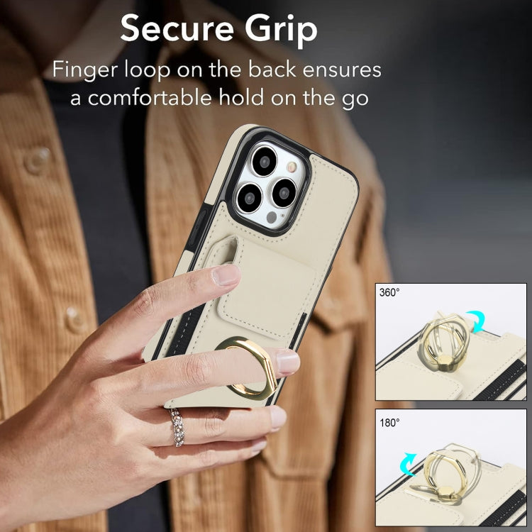 Elastic Card Bag Ring Holder Phone Case, For iPhone 11, For iPhone 11 Pro