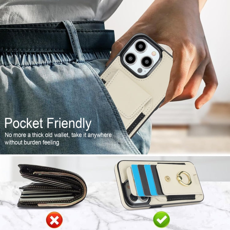 Elastic Card Bag Ring Holder Phone Case, For iPhone 11, For iPhone 11 Pro