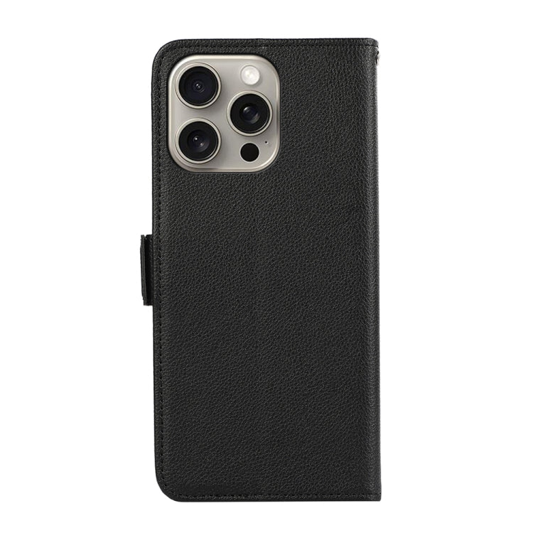 ABEEL Side-Magnetic Litchi Pattern Leather RFID Phone Case