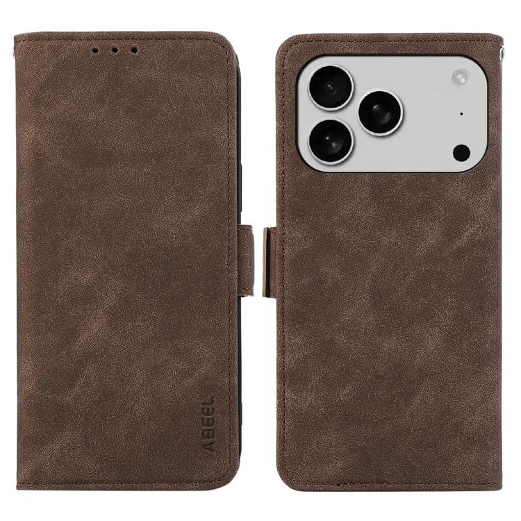 ABEEL Frosted Magnetic RFID Leather Phone Case