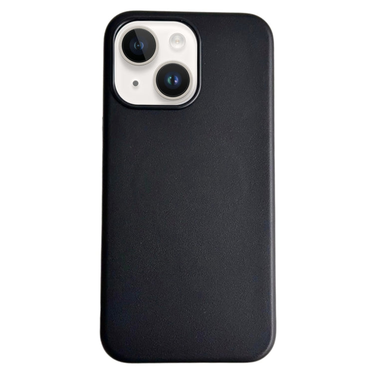 Pure Color Leather Magsafe Magnetic Phone Case, For iPhone 15 Plus, For iPhone 15, For iPhone 14 Plus