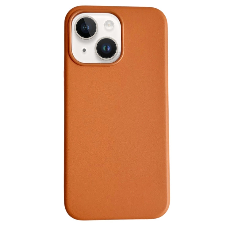 Pure Color Leather Magsafe Magnetic Phone Case, For iPhone 15 Plus, For iPhone 15, For iPhone 14 Plus