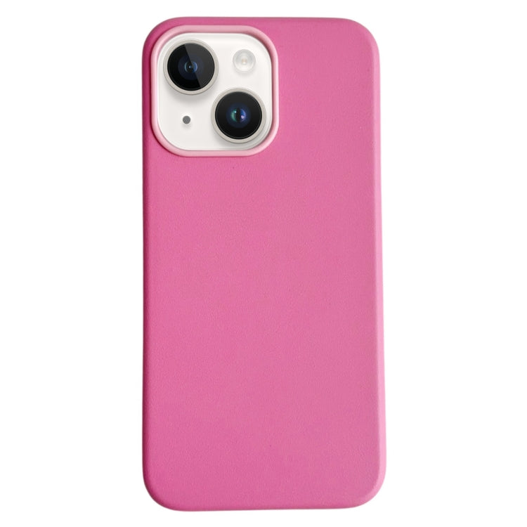 Pure Color Leather Magsafe Magnetic Phone Case, For iPhone 15 Plus, For iPhone 15, For iPhone 14 Plus