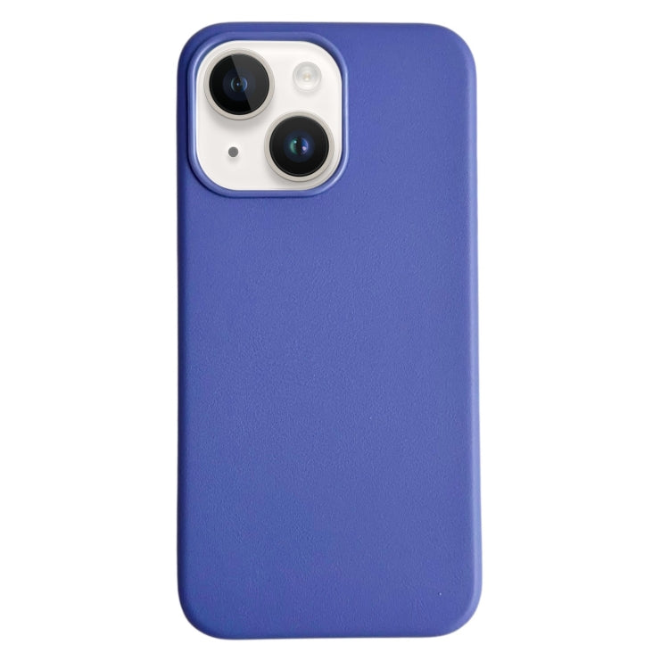 Pure Color Leather Magsafe Magnetic Phone Case, For iPhone 15 Plus, For iPhone 15, For iPhone 14 Plus