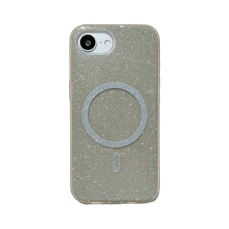 Glitter MagSafe Magnetic TPU Phone Case, For iPhone 16e, For iPhone 15 Pro Max, For iPhone 15 Pro, For iPhone 15 Plus