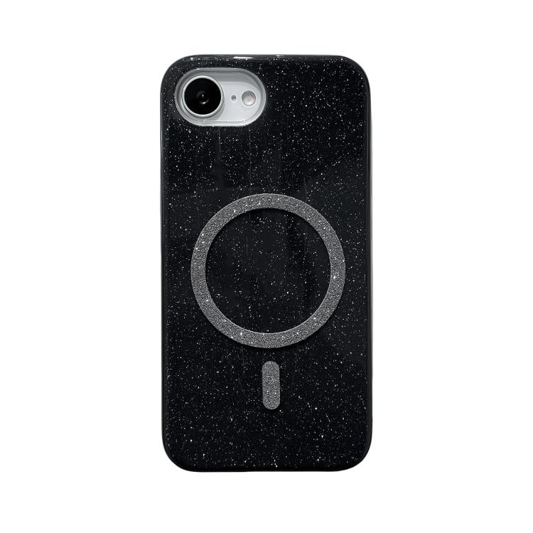 Glitter MagSafe Magnetic TPU Phone Case, For iPhone 16e, For iPhone 15 Pro Max, For iPhone 15 Pro, For iPhone 15 Plus
